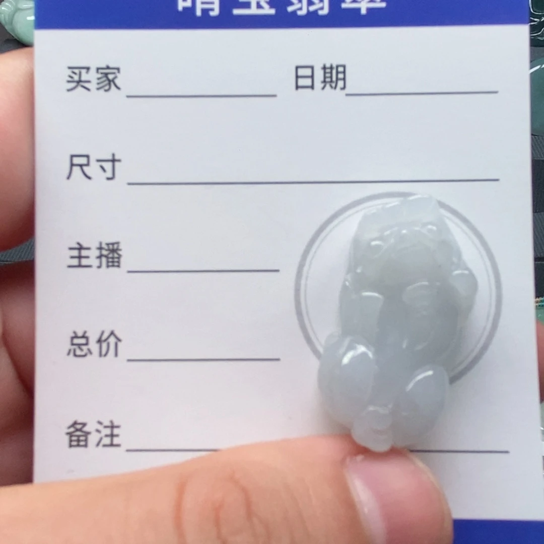翡翠颈饰未镶嵌天然翡翠