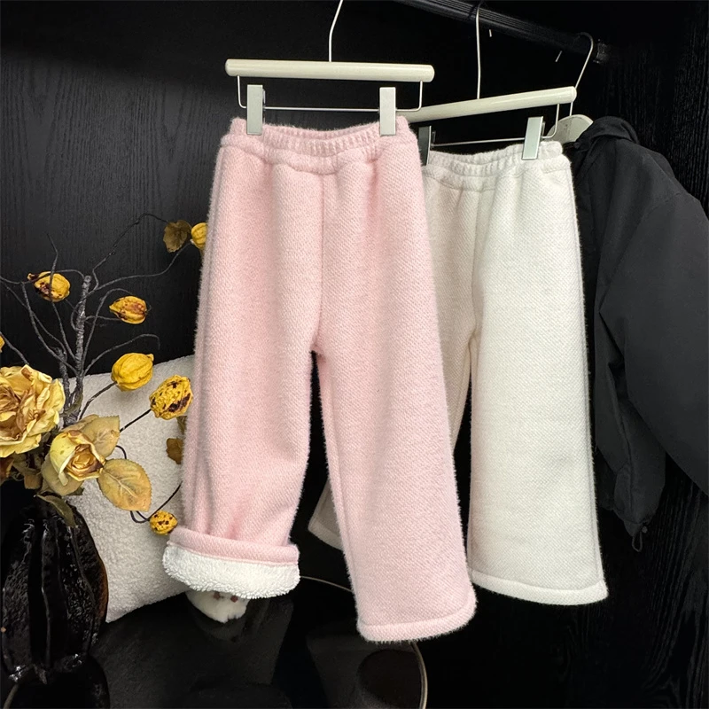 尤画女童裤子2024秋冬新款休闲运动休闲裤66958