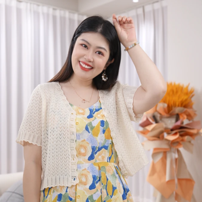 【胖菲】大码女装胖mm夏季纯色显瘦百搭气质时尚纯色薄款针织开衫