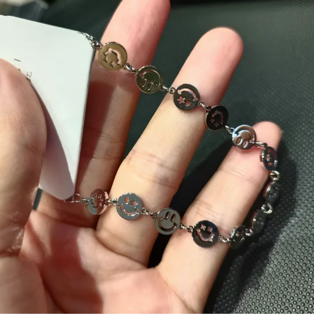合金手链 米莱Jiaer/时尚百搭笑脸手链