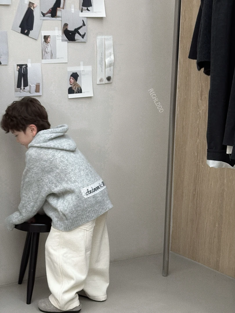 no退no换卤蛋童装：纽约时报 连帽毛衣重磅韩系男女童1095