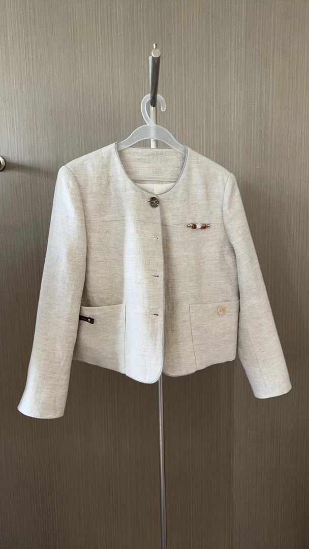 ZHUIMU.【东京街头】高级简约气质时尚轻奢短外套FY1115