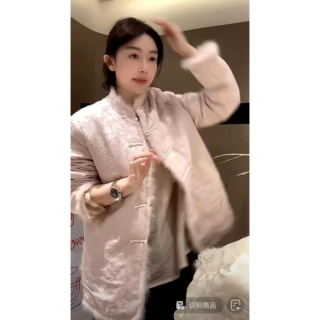 ZHUIMU.【南知意】新中式国风提花长袖棉外套ZM7691....