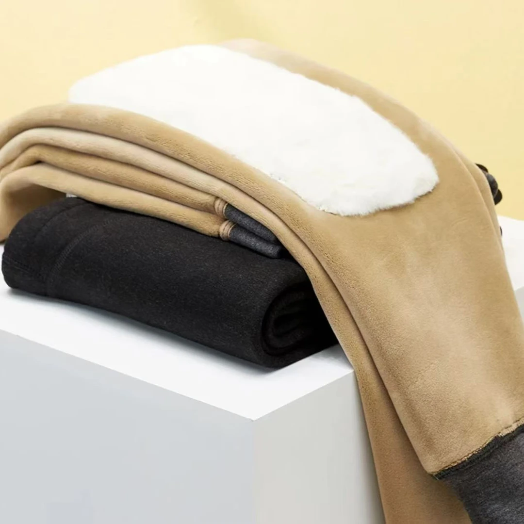 650g保暖裤男加厚内穿加绒高腰棉裤打底裤绒裤线裤