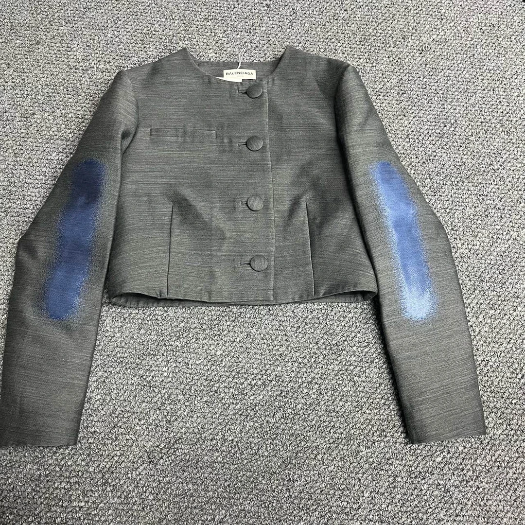balenciaga 灰色 外套 99新 38码 A1152