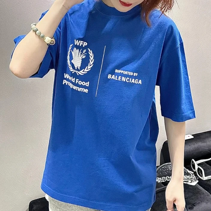 balenciaga 蓝色 短袖 99新 s码 A1595