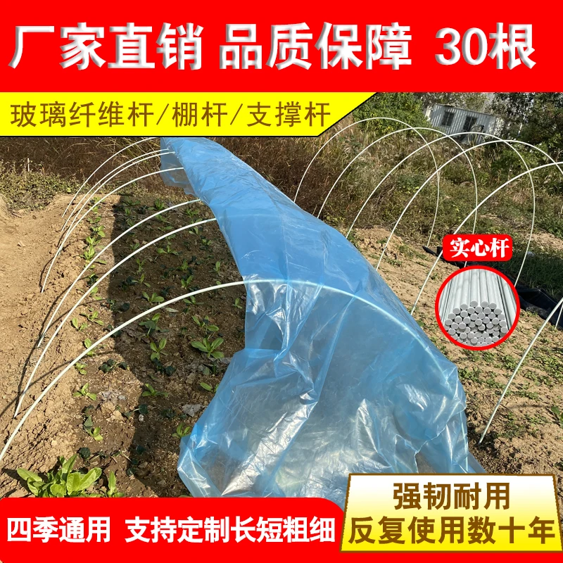 厂家直销农用小拱棚支架温室大棚种植蔬菜支架杆耐用抗老化可定制