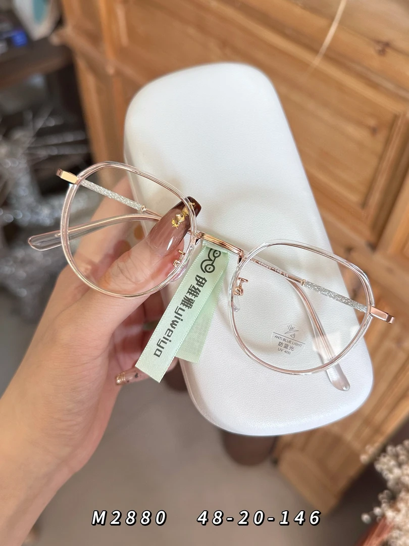 【新款】M2880韩版网红素颜眼镜时尚潮流超轻学生眼镜框ins韩系蓝光