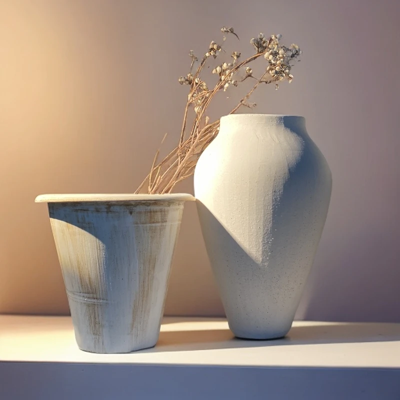 景德镇复古系列垂丝茉莉蝴蝶兰高级感家居桌面绿植花器