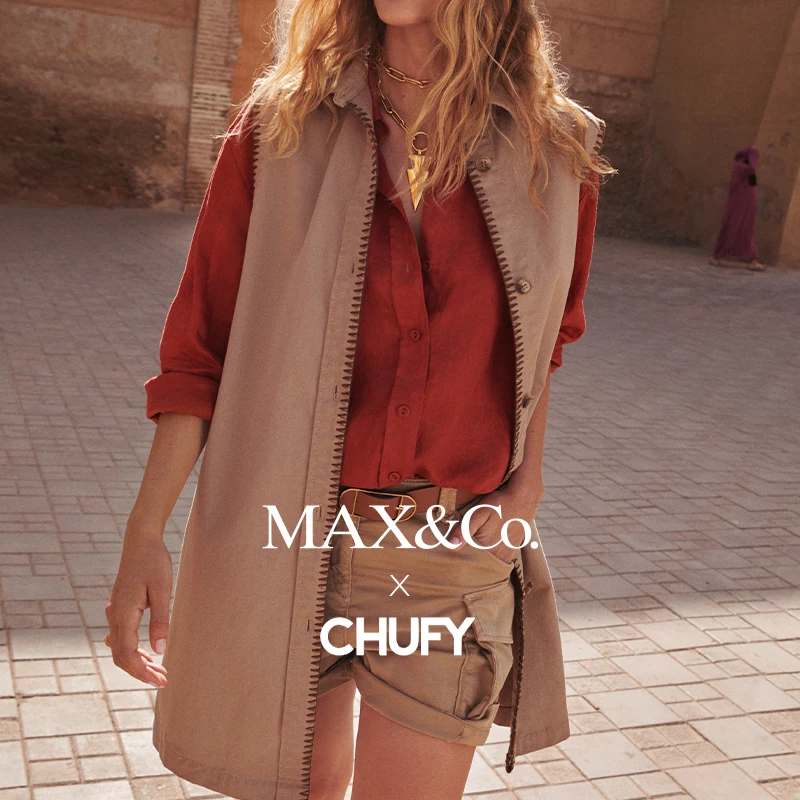 MAX&Co.春夏CHUFY合作系列休闲工装短裤8141014202