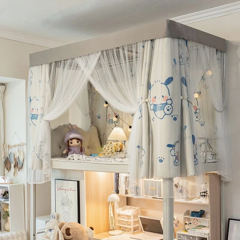 纯面料学生床帘年底特价清仓防蚊寝室学生宿舍