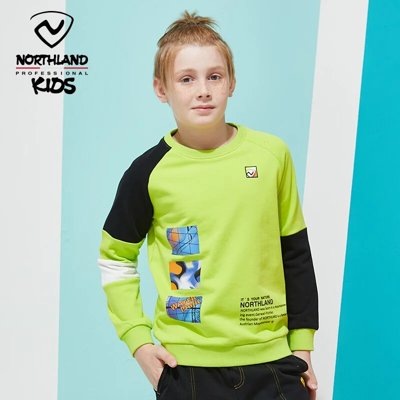 诺诗兰儿童长袖卫衣春秋新款男大童休闲上衣CT215162