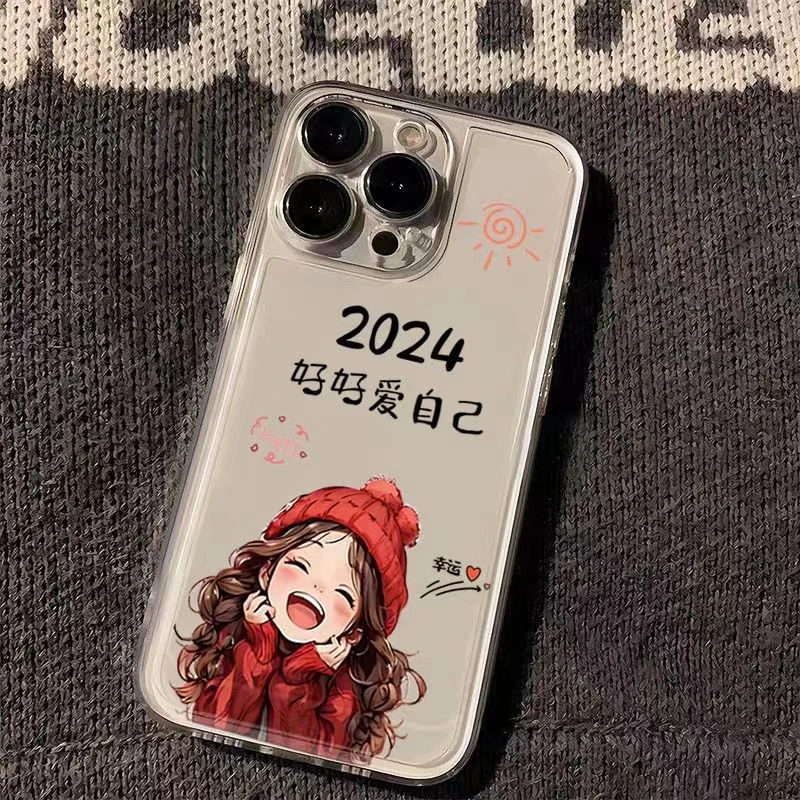红帽女孩适用iphone13/14手机壳苹果15pro/12/11华为oppo小米vivo