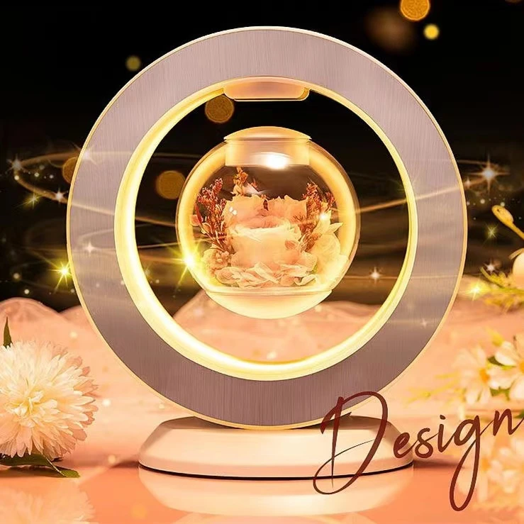 磁悬浮永生花520情人节礼物送女友生日礼物女结婚纪念日老婆女生