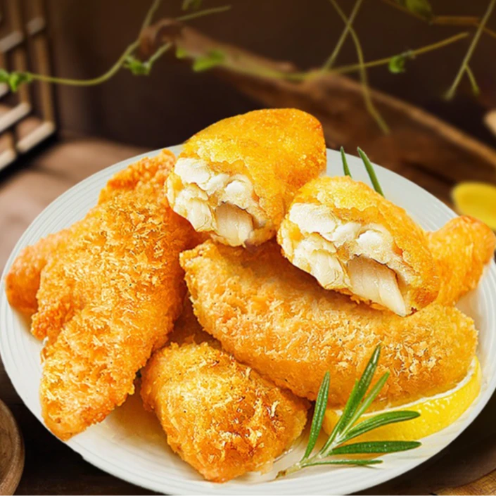 深海鳕鱼排  310g  4盒 40块  整块鳕鱼肉煎油炸小吃早餐鱼排