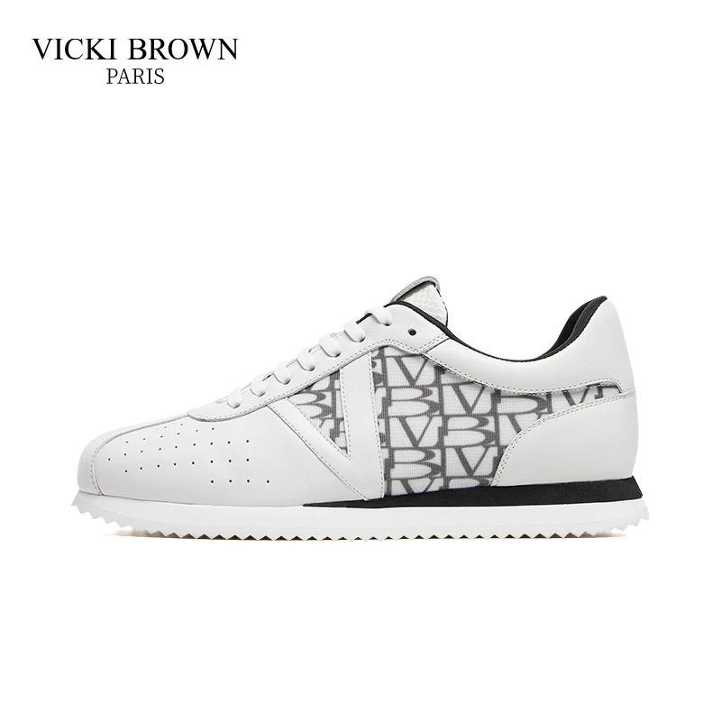 VICKI BROWN轻奢复古啊甘鞋商务休闲夏季透气网布轻便高级感男鞋