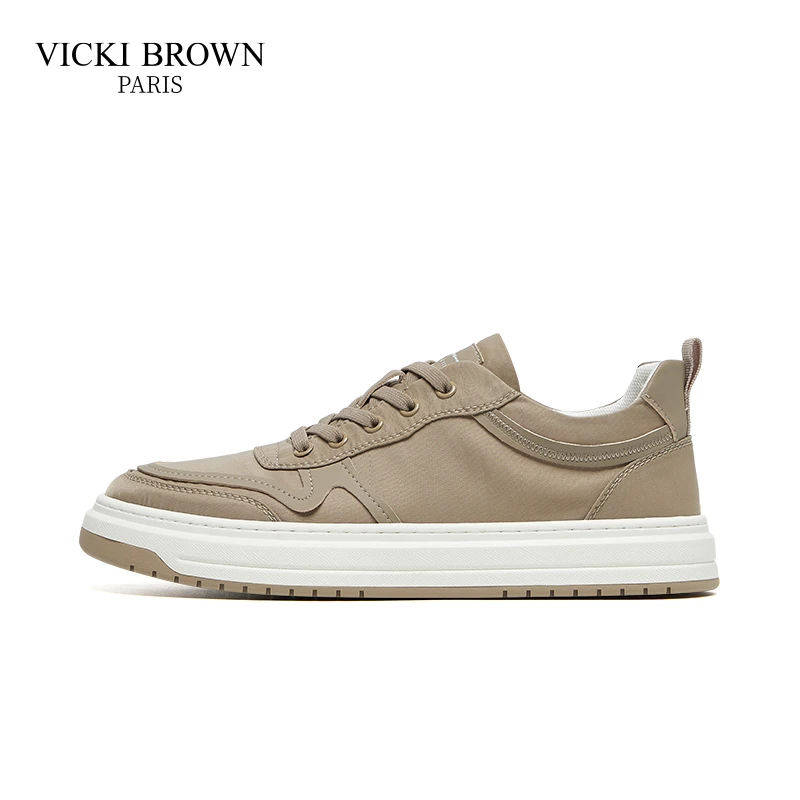 VICKI BROWN潮流新款男鞋2023年夏季新款网面透气轻便百搭休闲鞋