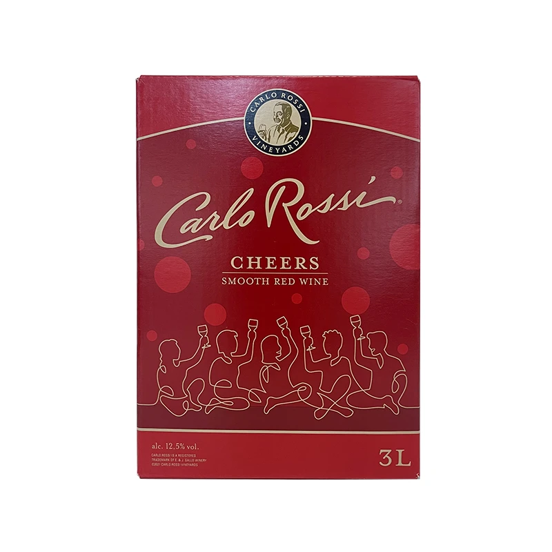 CARLO ROSSI/加州乐事欢庆系列柔顺红葡萄酒 3L