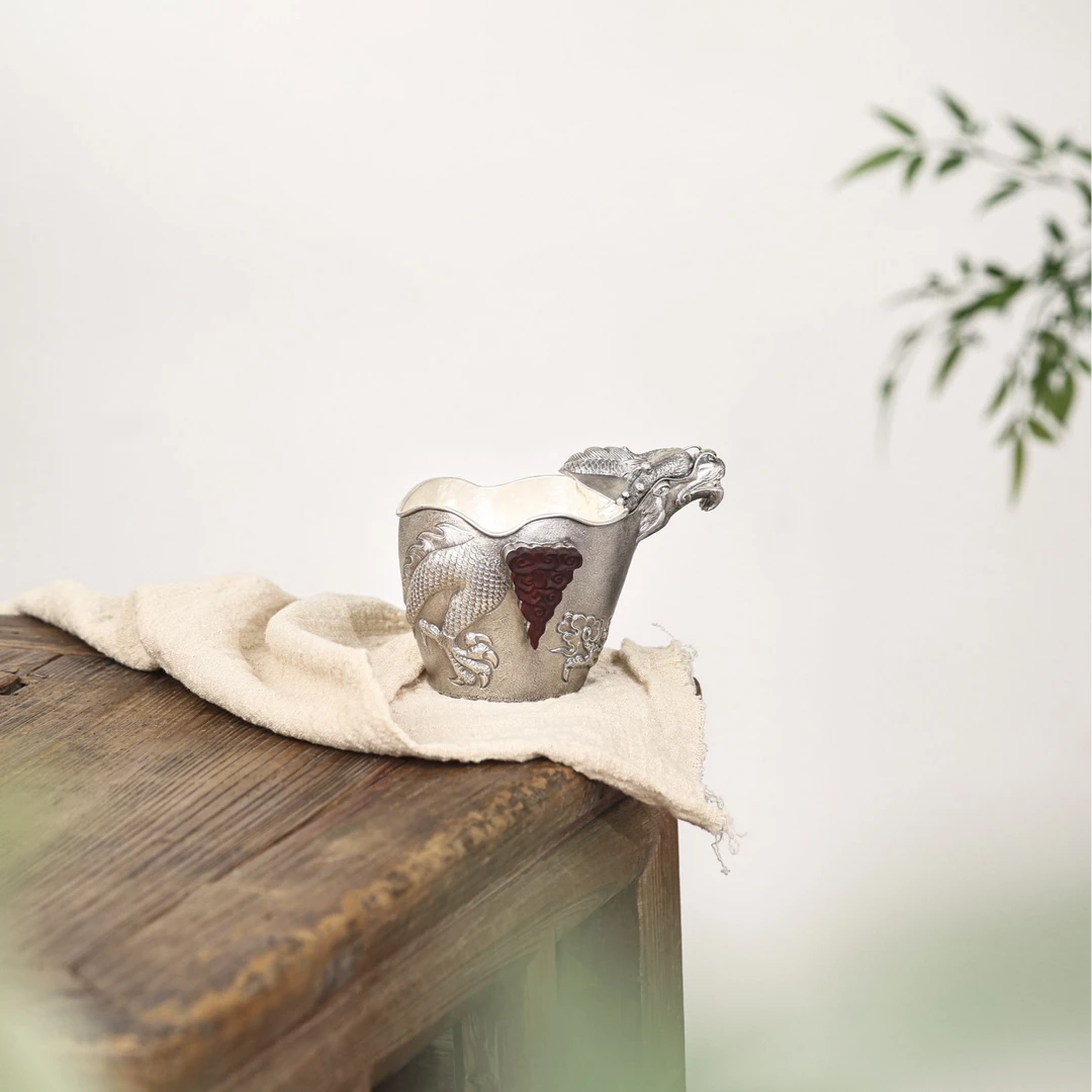 蜂鸟工坊 名匠优选  木把祥龙公杯 MJYXA3031