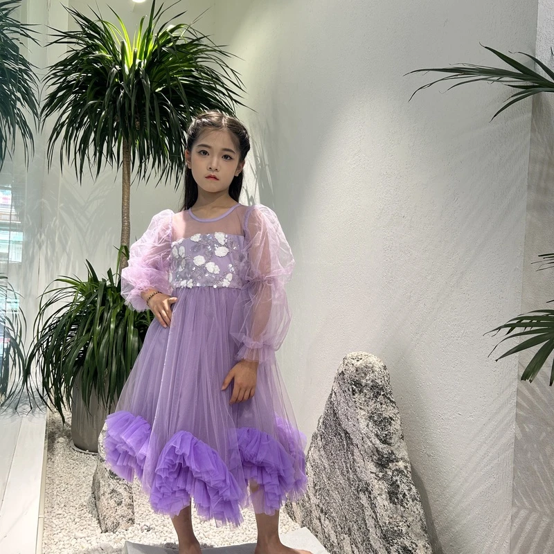 0075   夏季中大童连衣裙  B