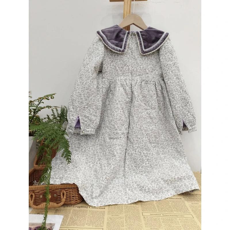 6011  秋冬中大童连衣裙  B