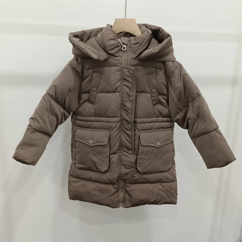 1008冬季中大童时尚百搭羽绒服S