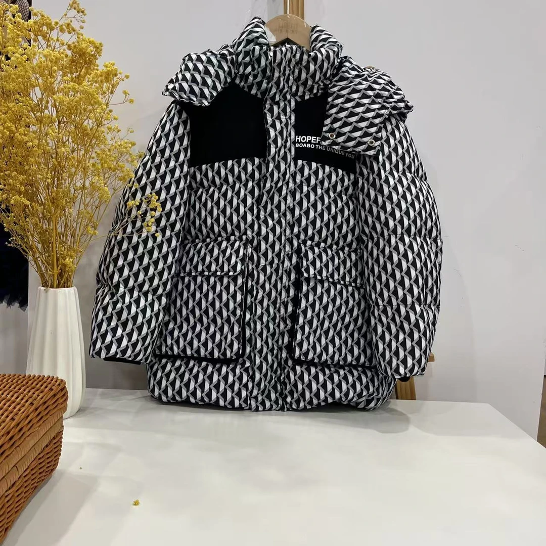 6555   冬季中大童休闲羽绒服   B