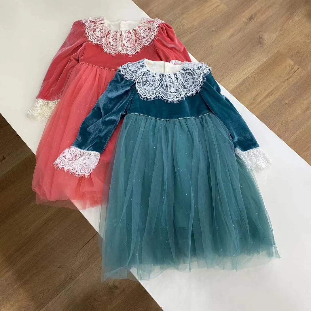 0021   冬季中大童连衣裙  B