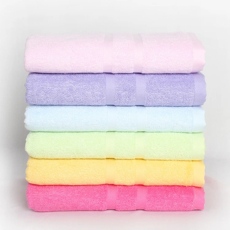天源竹纤维家用毛巾吸水柔软亲肤热敷成人毛巾简约洗脸通用大毛巾