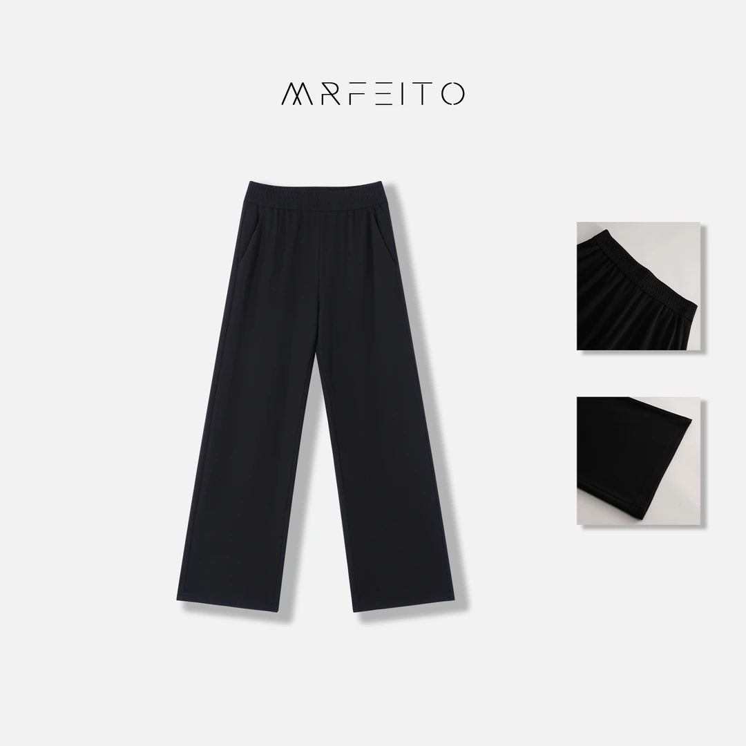 “泉水裤”显瘦直筒女士休闲裤H776K01C24416