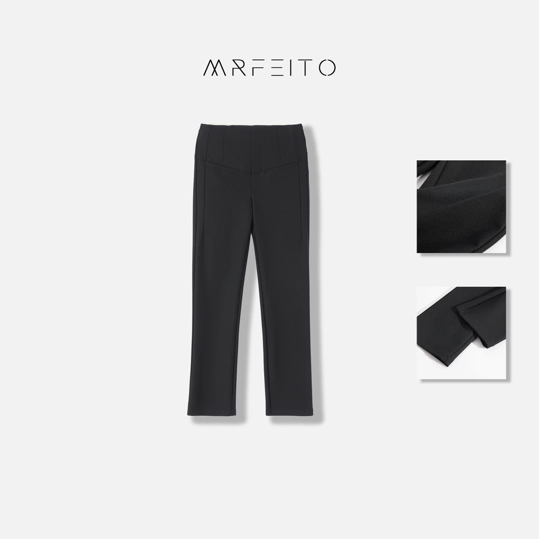 直筒女士休闲裤H737K01C23640