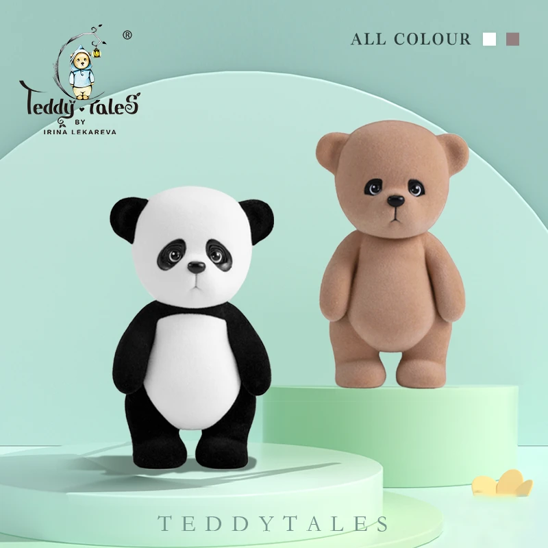 TeddyTales/莉娜熊七月熊植绒毛绒玩具摆件送朋友送女友生日礼物