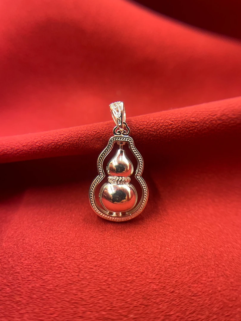 吊坠足银 【转动葫芦】足银999（福禄）吊坠毛衣链吊坠