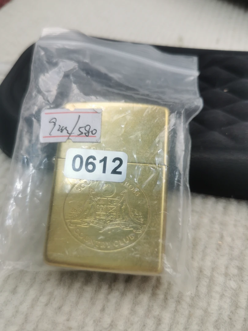 Zippo打火机回血实心铜92纪念底-612