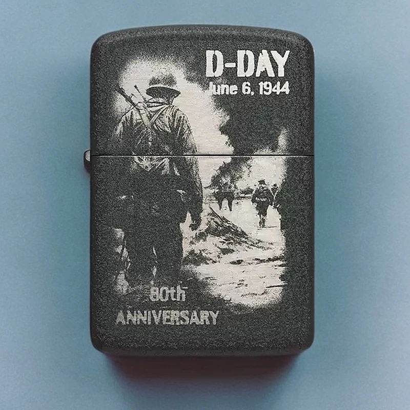 【老李鉴定】zippo打火机正品诺曼底风云之宝煤油防风打火机送男友