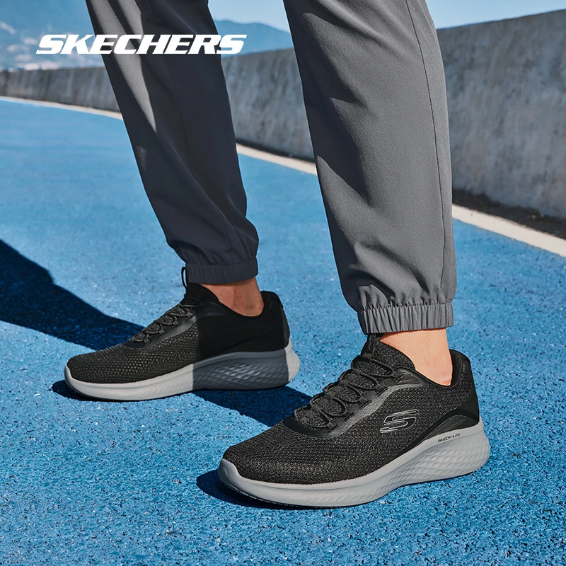Skechers斯凯奇男鞋时尚轻便舒适透气运动鞋低帮绑带休闲鞋232831