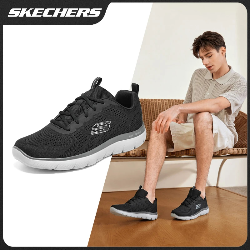 Skechers斯凯奇男士休闲运动鞋夏季清凉缓震软底轻便跑步鞋232395