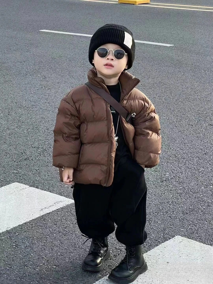 可爱哆啦男童棉服冬季新款儿童棉衣冬装洋气百搭宝宝棉袄帅气休闲
