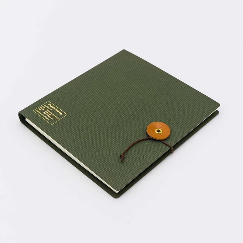 日本MARKS KLEID出品缠绳式方形线圈本2mm方格A5适配钢笔彩墨迷