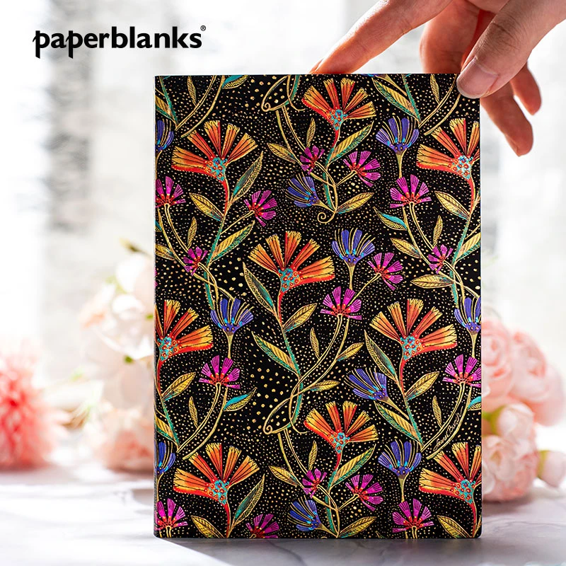 paperblanks佩兰克笔记本本子手帐本手账繁花绽放记事复古软皮壳