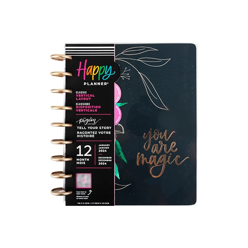 【清仓特惠】THE HAPPY PLANNER手账笔记本活页本简约12月计划本