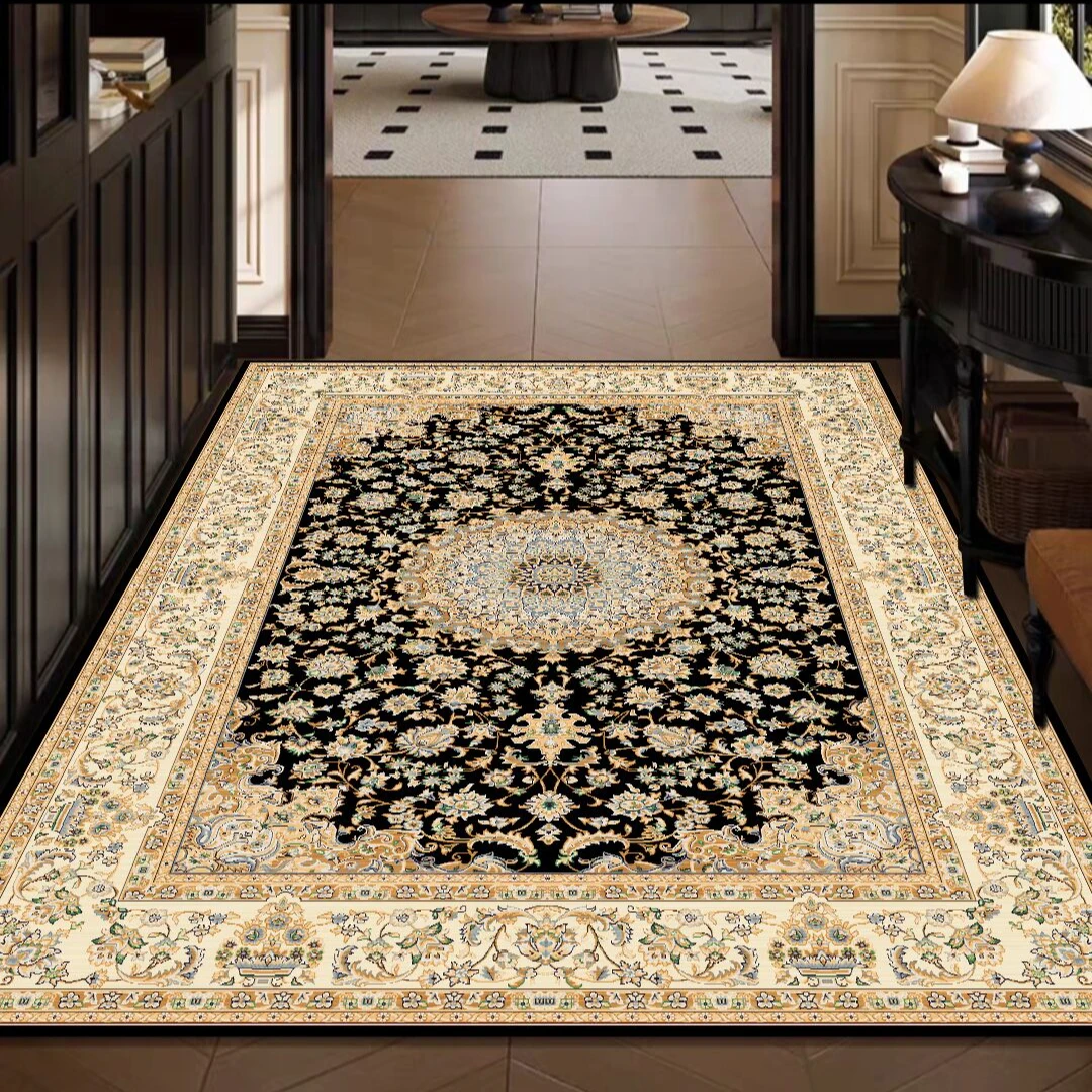 【欧花】摩尔丝天然橡胶垫欧美复古入户玄关浴室吸水防滑好打理耐脏