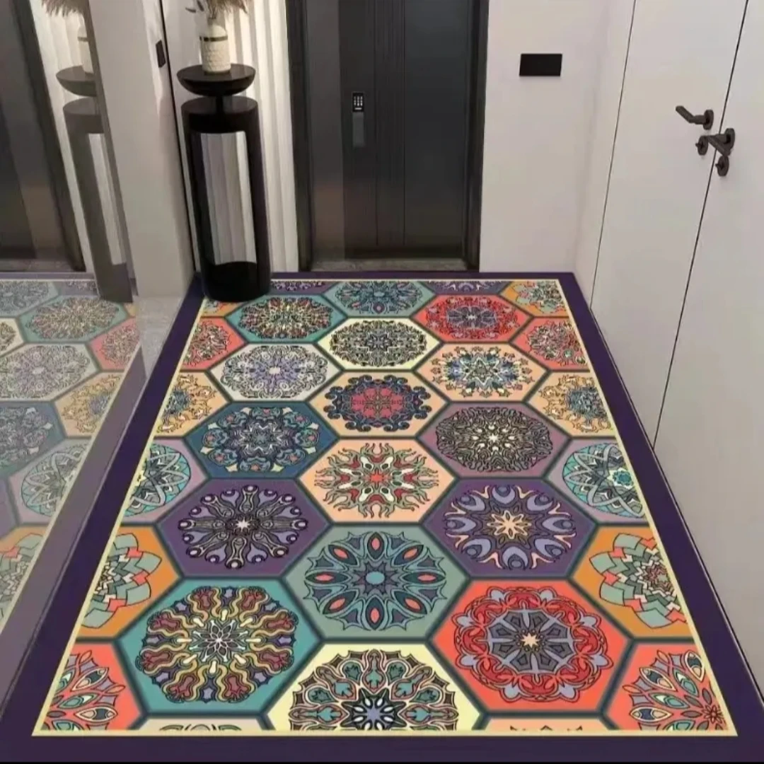 [紫波西]摩尔丝橡胶防滑出门地垫入户入户门浴室卫生间地垫耐脏