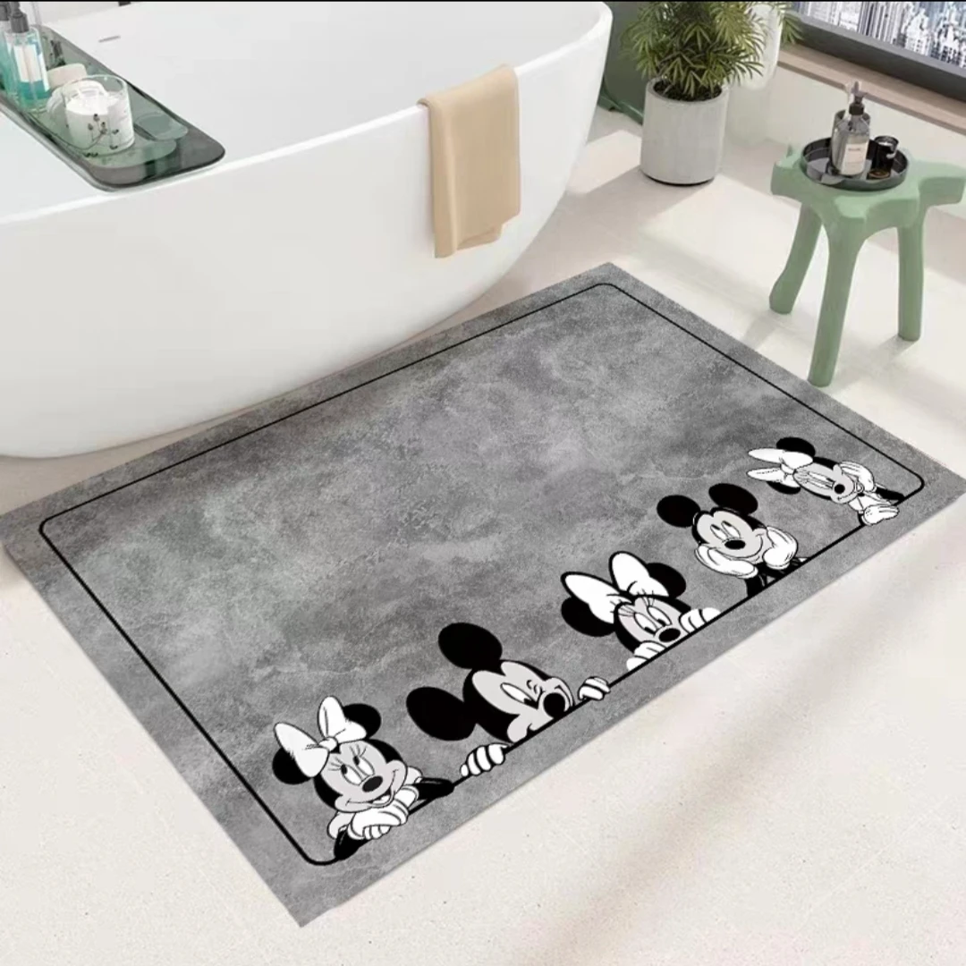 【Z912】摩尔丝地垫简约浴室卫生间吸水防滑好打理家用耐脏无异味