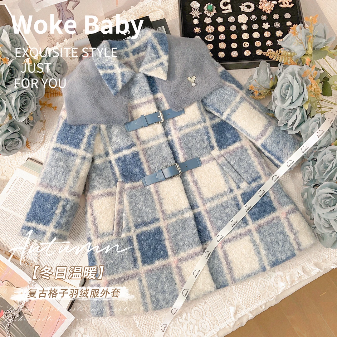 【南法周末】女童冬季羽绒服2023新款洋气秋冬款羽绒服外套 V7584