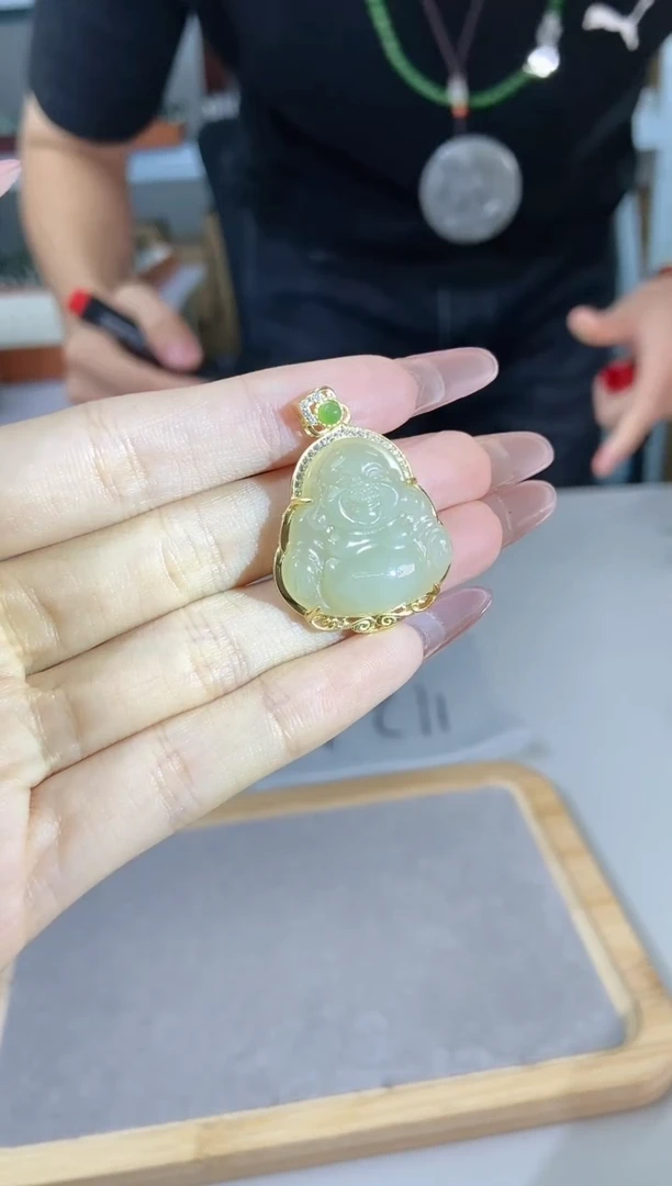 【闪购商品】和田玉颈饰未镶嵌018和田玉佛公