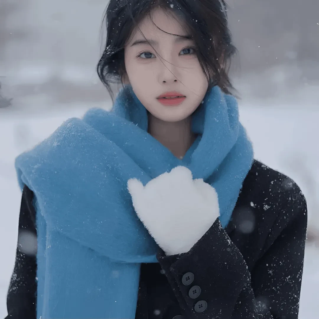 美拉德围巾女冬季新款围巾百搭秋冬保暖韩学生情侣格子冬季保暖