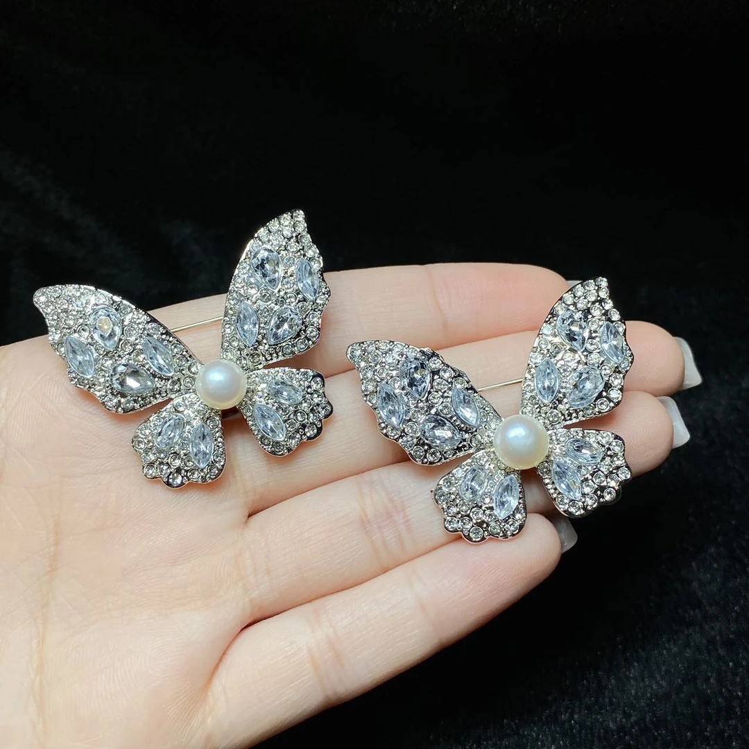 【云上叙】20 V1664-淡水珍珠胸针-多样性发一件-6mm+（东哥）