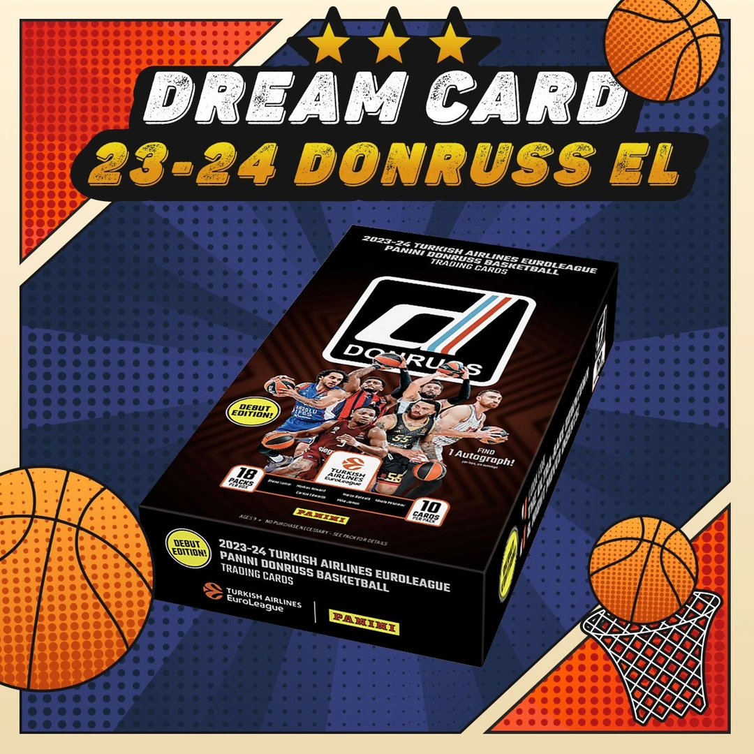 【拆盒】23-24 Donruss 欧洲篮球联赛 帕尼尼 篮球 球星卡 盲盒