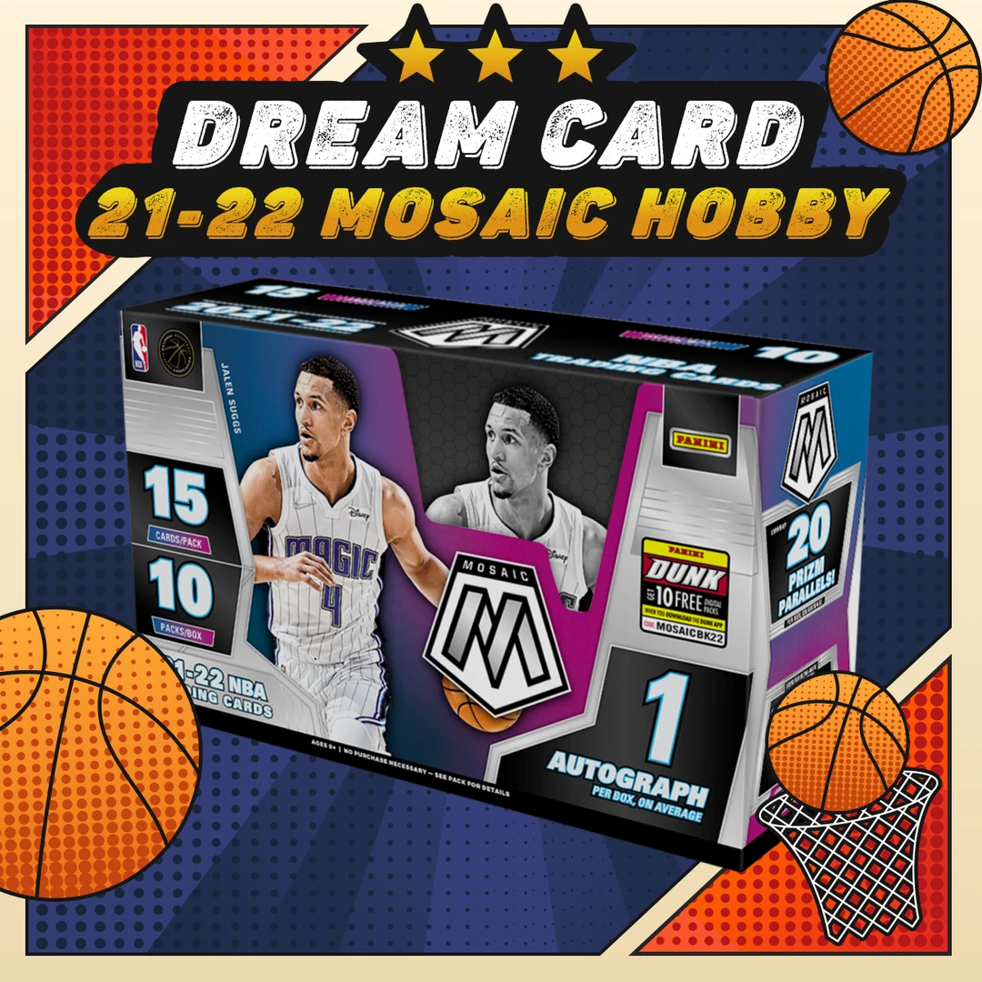 【拆盒】21-22 马赛克 Hobby  帕尼尼 篮球 球星卡 盲盒